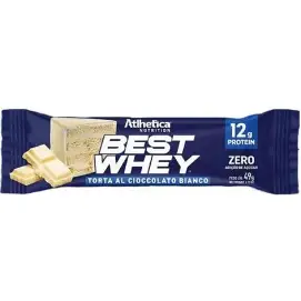 ATHLETICA NUTRITION ALIMENTARES BEST WHEY BAR 12 CIOCCOLATOG PROTEIN TORTA BIANCO 49G